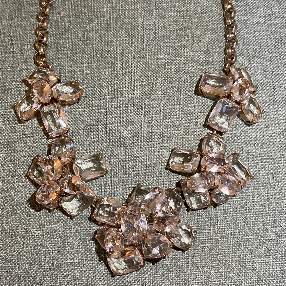 J.Crew | Rhinestone Cluster Collar Necklace